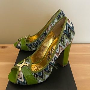Naughty Monkey Moroccan Strut Block Heels